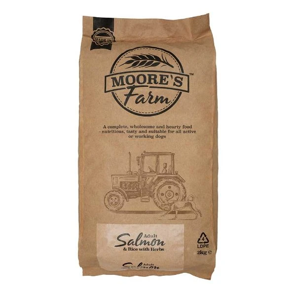 Moore's Farm Adult Salmon & Rice With Herbs 12kg 3 Moore's Farm Adult Salmon & Rice With Herbs 12kg