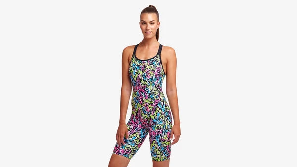 FUNKITA - Ladies Legsuit Swimsuit Fast Legs One Piece Messed Up 5 FUNKITA - Ladies Legsuit Swimsuit Fast Legs One Piece Messed Up - Image 3