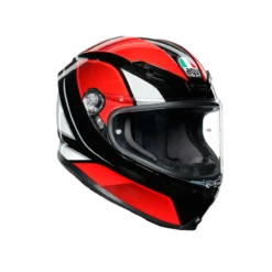 AGV K6 Full Face Helmet - Hyphen Black / Red / White .