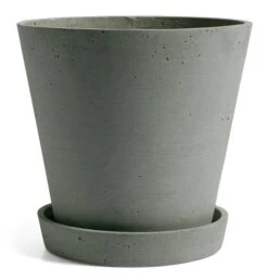HAY Flowerpot With Saucer - XL Green