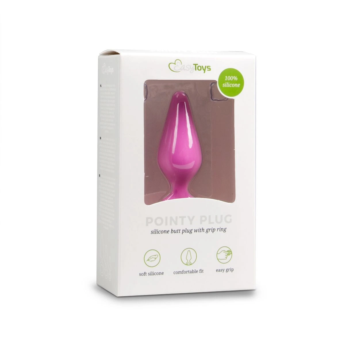 Pink Buttplugs With Pull Ring - Medium 4 Pink Buttplugs With Pull Ring - Medium - Image 2