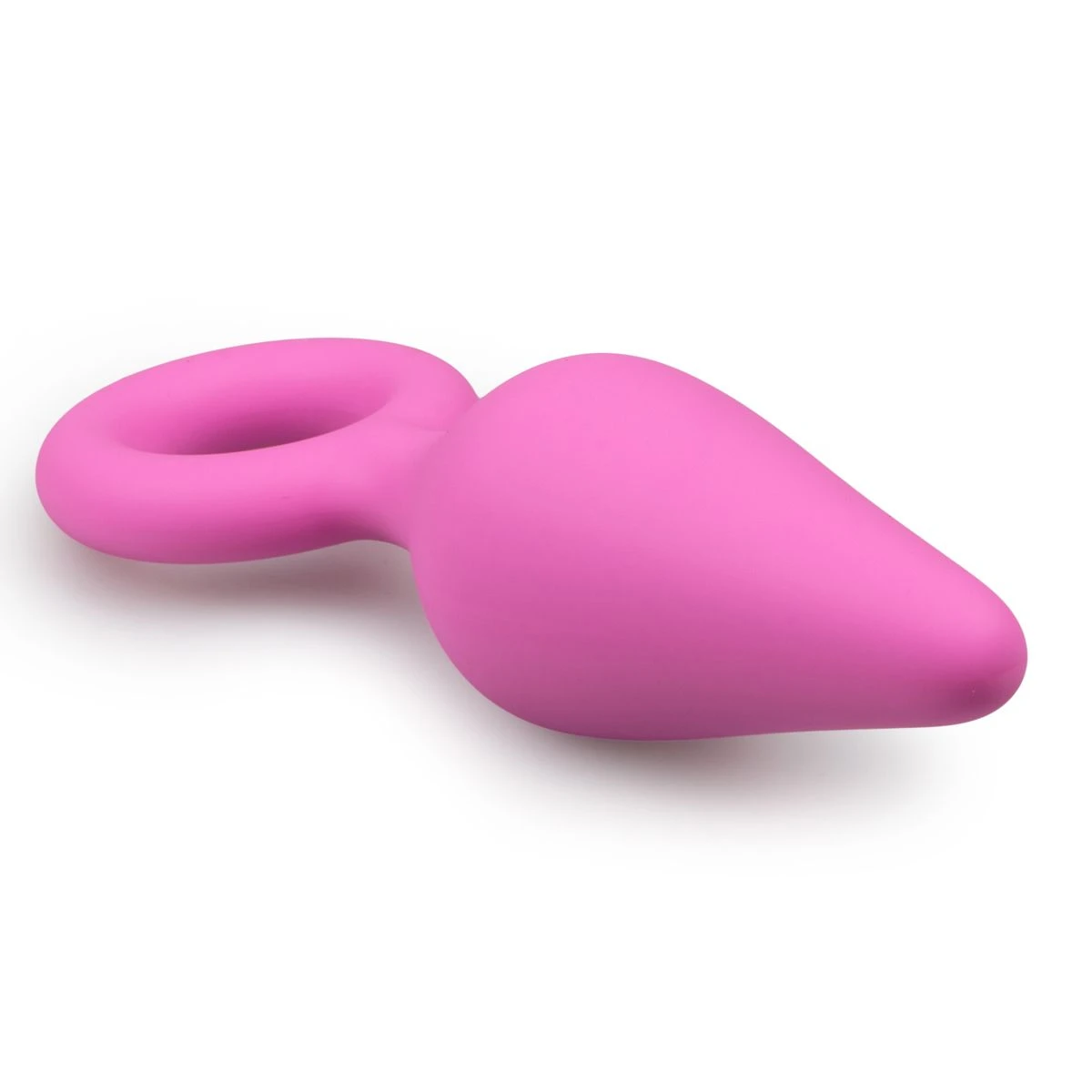 Pink Buttplugs With Pull Ring - Medium 5 Pink Buttplugs With Pull Ring - Medium - Image 3