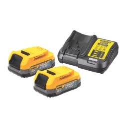 DeWalt DCF850E2T-GB 18V 2 X 1.7Ah Li-Ion PowerStack Brushless Cordless Impact Driver -Craghoppers shop 381VV A4