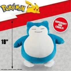Pokemon Pokémon 18 Inch Snorlax Sleeping Plush -Craghoppers shop 39459890 xxl a3