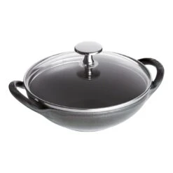 Staub 16 Cm Cast Iron Wok Graphite-grey