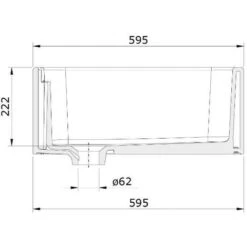 Rangemaster Farmhouse Belfast Kitchen Sink Single Bowl Ceramic White FREE Wastew -Craghoppers shop 48410005 4
