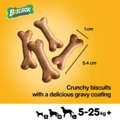 Pedigree Biscrok Gravy Bones Biscuit Original Adult Dog Treat -Craghoppers shop 5010394049979 10 xjznbe