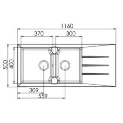Liquida LP20BL 2.0 Bowl Composite Inset Reversible Black Kitchen Sink 10 Liquida LP20BL 2.0 Bowl Composite Inset Reversible Black Kitchen Sink -Craghoppers shop 81167248 4