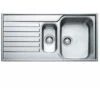 Franke Ascona ASX 651 1.5 Bowl Stainless Steel Inset Reversible Kitchen Sink -Craghoppers shop 81167354 1