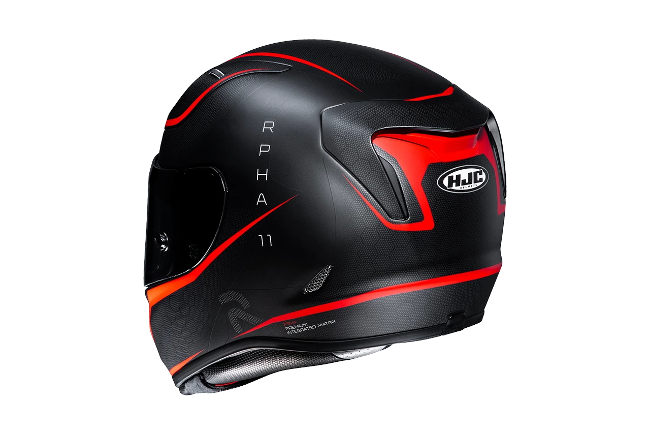 HJC RPHA 11 Full Face Helmet Jarban - Red 3 HJC RPHA 11 Full Face Helmet Jarban - Red