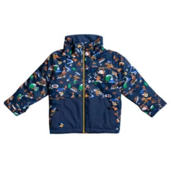QUIKSILVER LITTLE MISSION KIDS JK INSIGNIA BLUE SNOW ALOHA 23 -Craghoppers shop 9 117328 little miss jk k snjt insignia blue snow aloha eqktj03013 bsn6 03