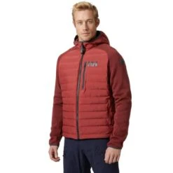 HELLY HANSEN ARCTIC OCEAN HYBRID INSULATOR OXBLOOD 23 -Craghoppers shop 9 128912 34074 215 03
