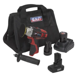 Cordless Polisher Kit Ø71mm 12V - 3 Batteries