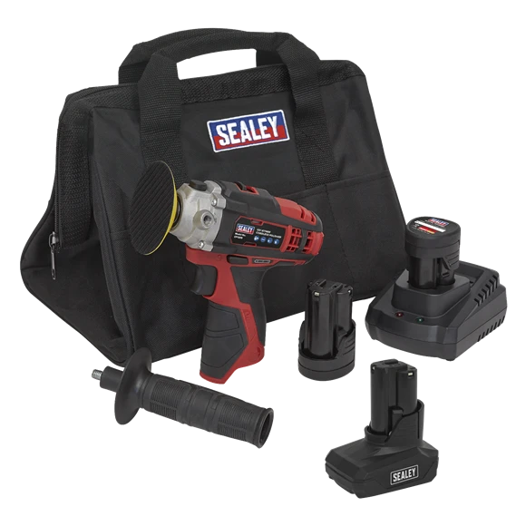 Cordless Polisher Kit Ø71mm 12V - 3 Batteries 1 Cordless Polisher Kit Ø71mm 12V - 3 Batteries