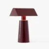 Caret MF1 Portable Lamp By Matteo Fogale For &Tradition -Craghoppers shop CaretMF1 DarkBurgundyon
