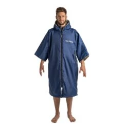 Frostfire Moonwrap Adults Short Sleeve Waterproof Changing Robe - Navy