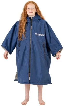Frostfire Moonwrap Kids Waterproof Changing Robe - Navy