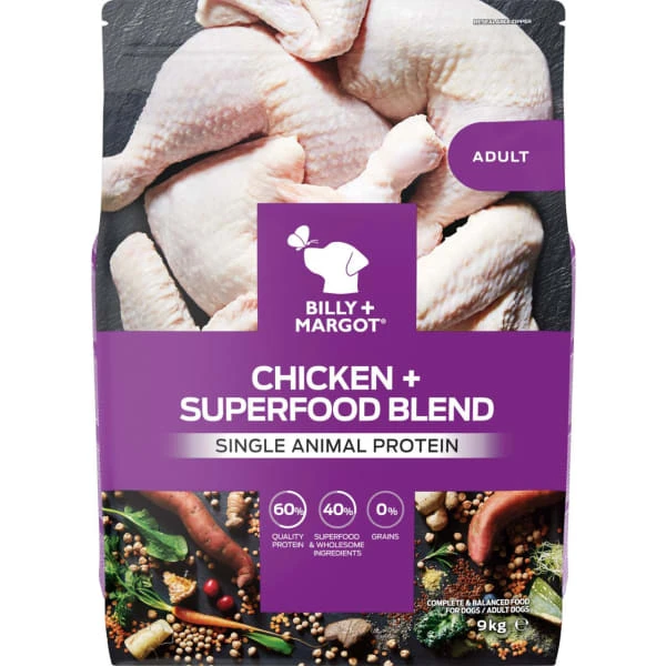 Billy + Margot Superfood Blend Adult Dry Dog Food - Chicken 4 Billy + Margot Superfood Blend Adult Dry Dog Food - Chicken - Image 2