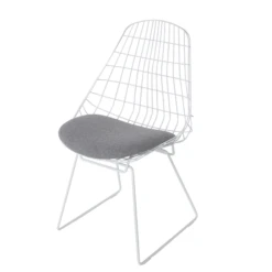 Wire Chair SM05 By Pastoe -Craghoppers shop Pastoe SM05 wit grijs