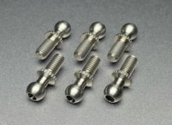 4.3mm Short Ti Ball Studs Yokomo Dogfighter 870, Works 91/92 93 93wcs And Yz-10 94 To 97 FZ-0503
