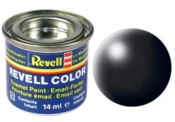 Revell 14ml Black Silk Enamel Paint # 302