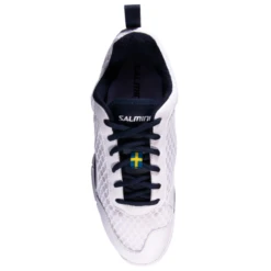 Salming Men's Viper SL Indoor Court Shoe White Navy -Craghoppers shop SMSA28309ViperSLWhiteNavy P6