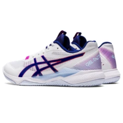 Asics Women's Gel Tactic Indoor Shoes White Dive Blue -Craghoppers shop SWAC29730TacticWhiteDiveBlue P5