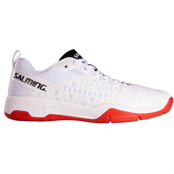 Salming Women's Eagle Indoor Shoes White Red 3 Salming Women's Eagle Indoor Shoes White Red