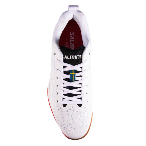 Salming Women's Eagle Indoor Shoes White Red 8 Salming Women's Eagle Indoor Shoes White Red - Image 6