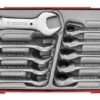 Teng TT6010MRS 10 Piece Metric Stubby Ratcheting Combination Spanner Set In Tool Box Module Tray -Craghoppers shop TT6010MRS