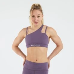 Sigmundsdóttir Asymmetric Bra In Midnight Purple