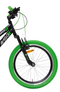 AMIGO Fun Ride 20 Inch 33 Cm Junior 7SP Rim Brakes Black/Green -Craghoppers shop amigo fun ride 20 inch 33 cm junior 7v v brakes zwart groen 4 452833 20200826104040