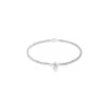 Annie Haak Blissful Crystal Heart Silver Charm Bracelet, 17cm -Craghoppers shop annie haak blissful crystal heart silver charm bracelet 17cm p22604 27831 image