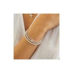 Annie Haak Blissful Crystal Heart Silver Charm Bracelet, 17cm -Craghoppers shop annie haak blissful crystal heart silver charm bracelet 17cm p22604 27833 image