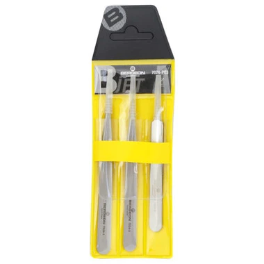 Bergeon 7024 Set Of 3 Non Magnetic Tweezers 6 Bergeon 7024 Set Of 3 Non Magnetic Tweezers - Image 5