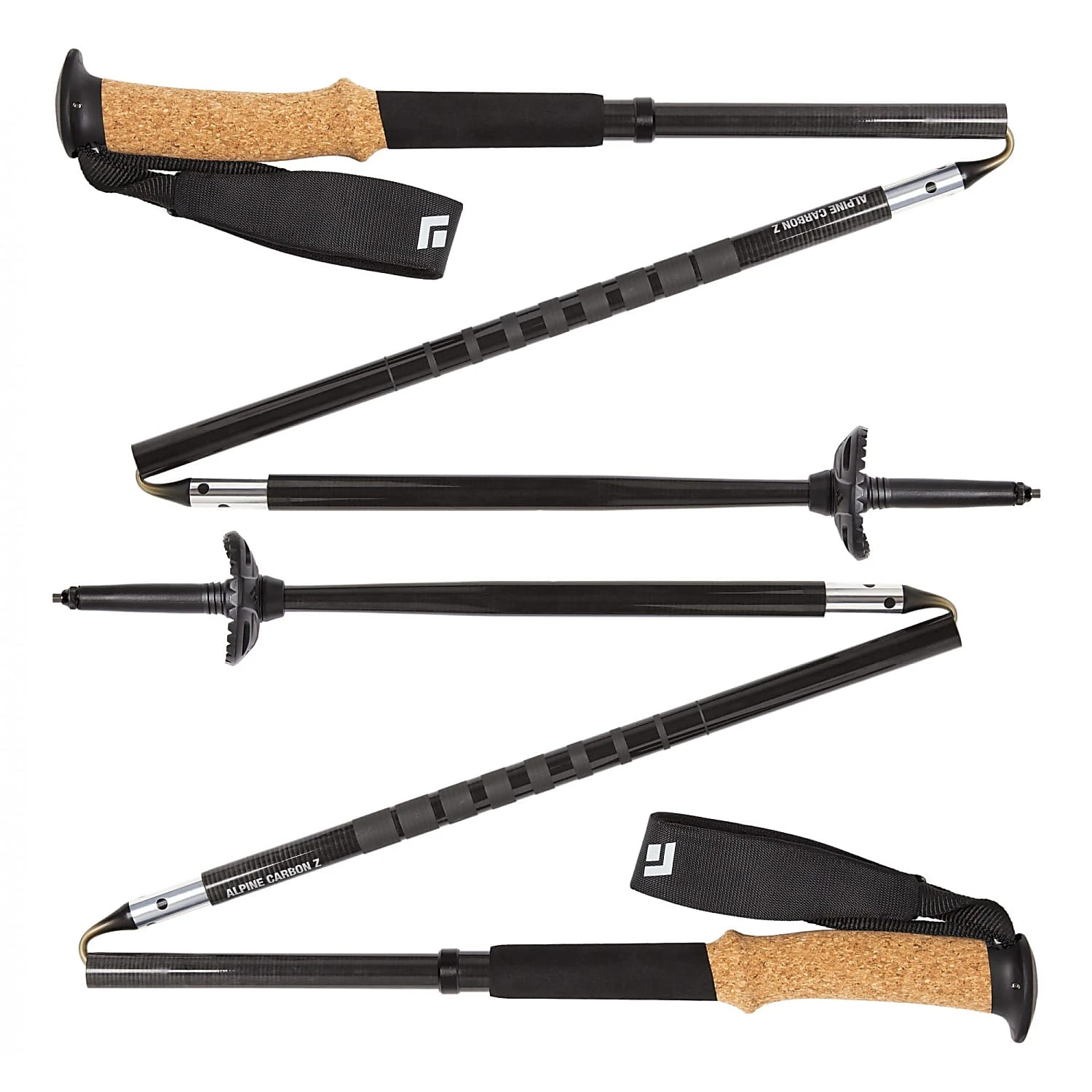 Black Diamond ALPINE CARBON Z POLES, Black Carbon 5 Black Diamond ALPINE CARBON Z POLES, Black Carbon - Image 3