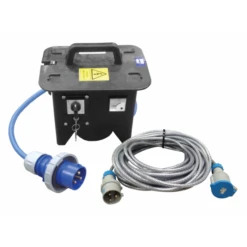 [ 3 ] HSE Safety Box (RCCB) 230V & 32amp 25 Metre Armoured Extension Cable For Leister Welding Machines - Purchase Or Hire -Craghoppers shop both 3nd