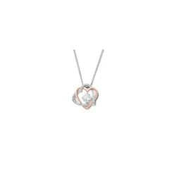 Clogau Always In My Heart White Topaz Pendant