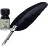 Coles Calligraphy Music Feather Pen And Ink Set - Black/Silver 1 Coles Calligraphy Music Feather Pen And Ink Set - Black/Silver -Craghoppers shop coles calligraphy music feather pen and ink set blacksilver 31014050