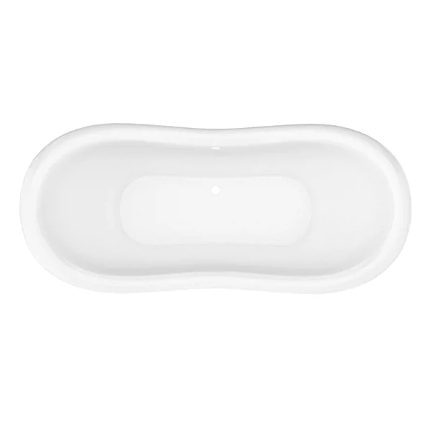 Earl 1750 Double Ended Roll Top Slipper Bath + Antique Brass Leg Set 5 Earl 1750 Double Ended Roll Top Slipper Bath + Antique Brass Leg Set - Image 4