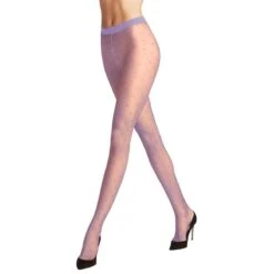 Falke Dot 15 Denier Tights - Lupine Lilac