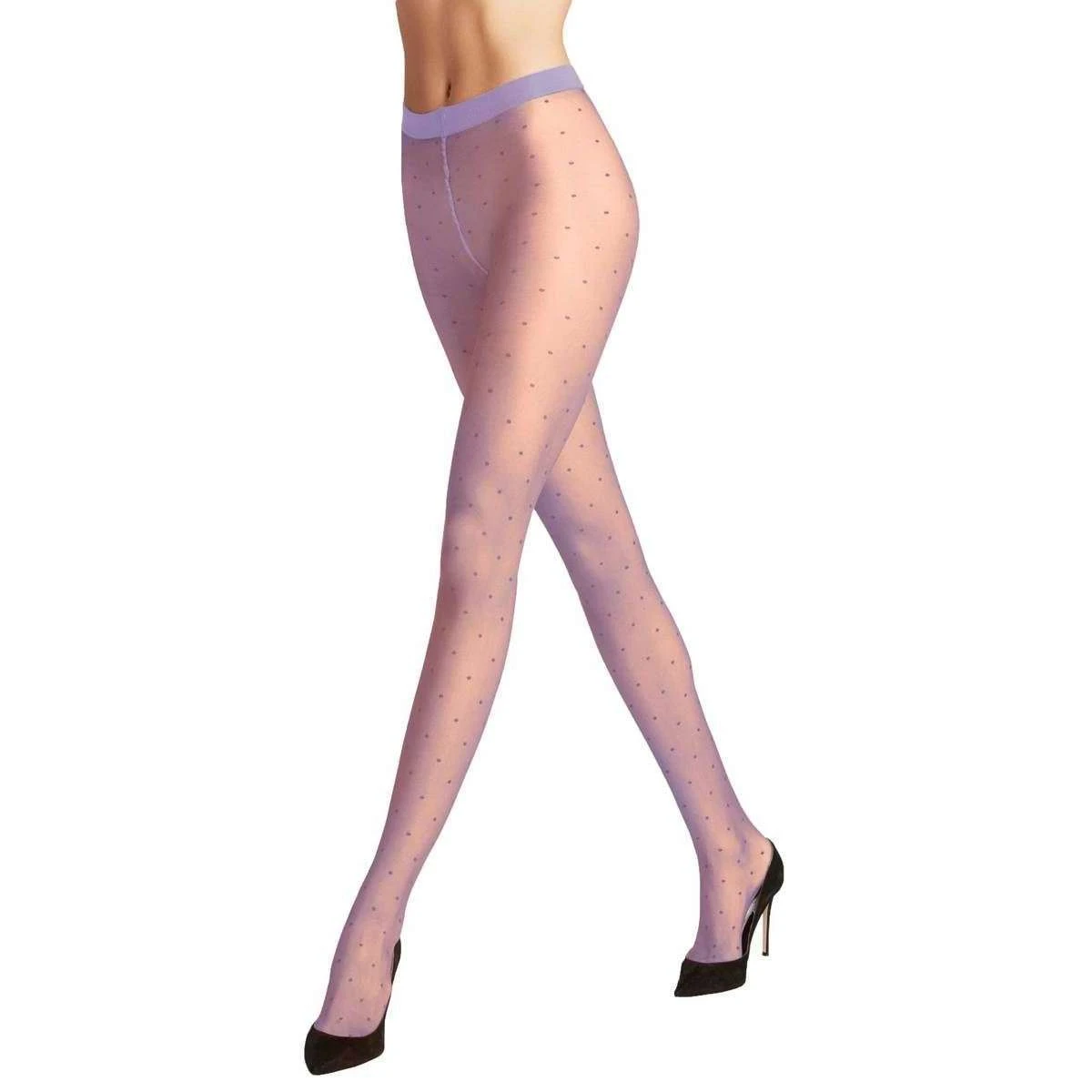 Falke Dot 15 Denier Tights - Lupine Lilac 2 Falke Dot 15 Denier Tights - Lupine Lilac