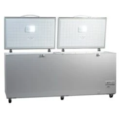 Contender 655L Capacity Twin Lid Chest Freezer