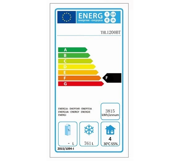 Gastroline Commercial Double Door Freezer 1200L Capacity 5 Gastroline Commercial Double Door Freezer 1200L Capacity - Image 4