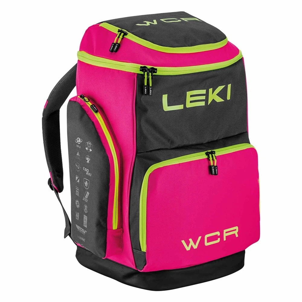 Leki Leki World Cup Race Boot Bag 85L - Neon Pink/Black/Neon Yellow 3 Leki Leki World Cup Race Boot Bag 85L - Neon Pink/Black/Neon Yellow