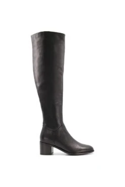 Dune London 'Trinny' Leather Knee High Boots