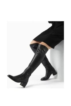 Dune London 'Trinny' Leather Knee High Boots -Craghoppers shop m5059549519608 black xl 4