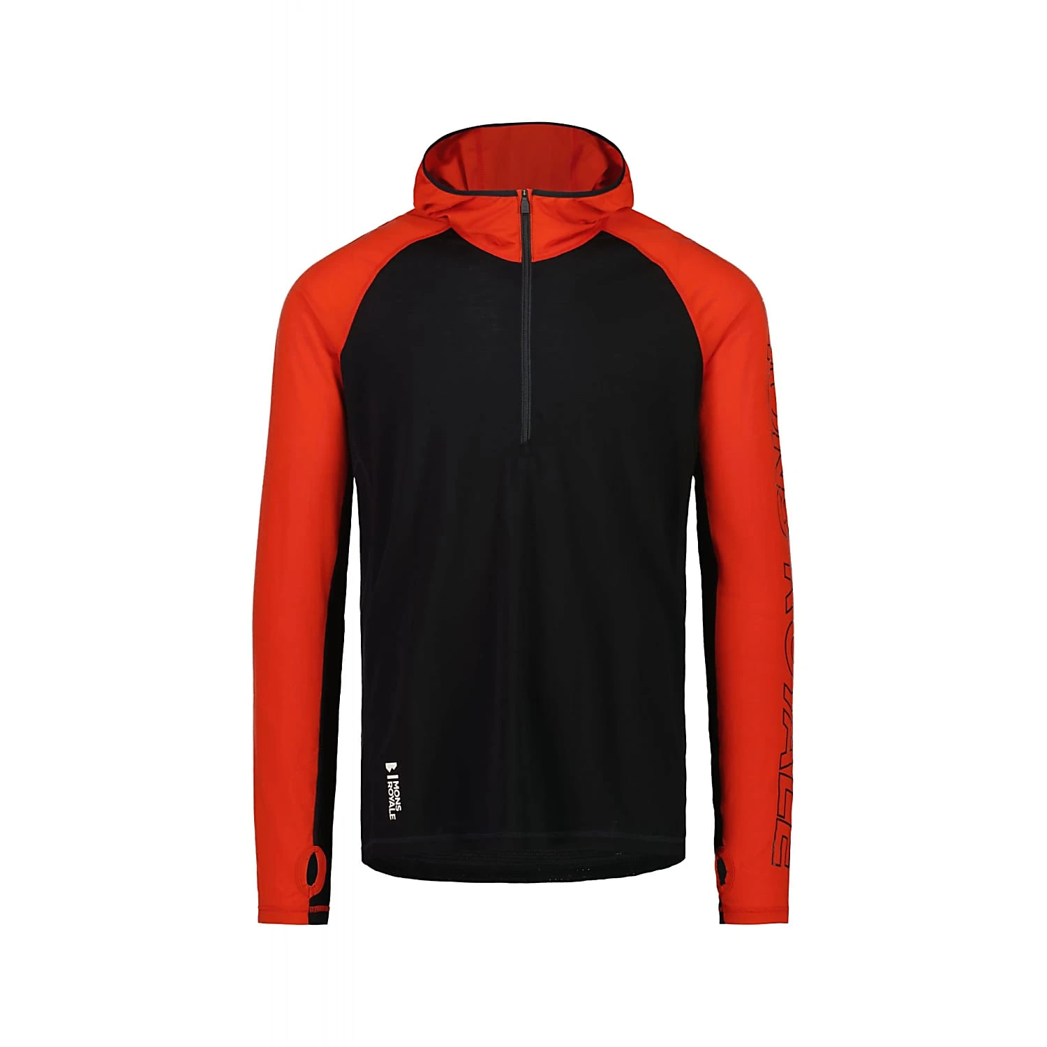 Mons Royale M TEMPLE TECH HOOD, Retro Red - Black 7 Mons Royale M TEMPLE TECH HOOD, Retro Red - Black - Image 5