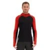 Mons Royale M TEMPLE TECH HOOD, Retro Red - Black -Craghoppers shop mons royale m temple tech hood 21b mry 100078 retro red black 2