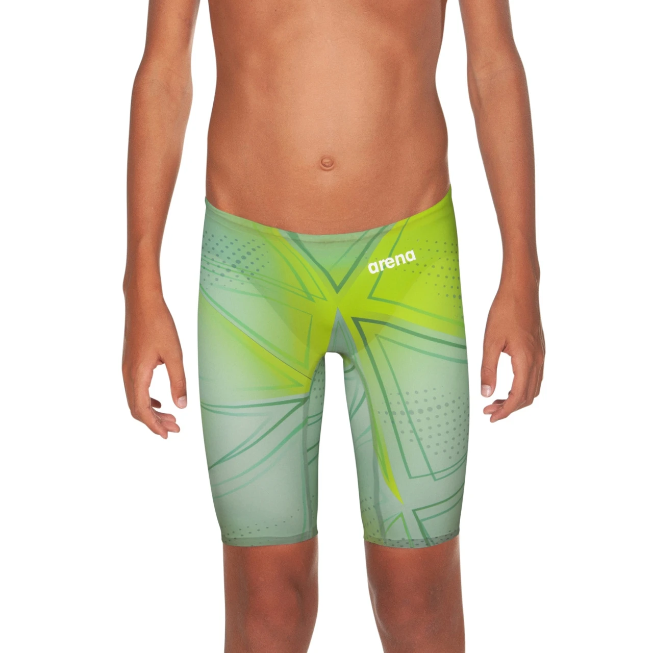Arena Boys’ Powerskin R-Evo One Jammer – Fina Approved (Green Glass) 3 Arena Boys’ Powerskin R-Evo One Jammer – Fina Approved (Green Glass)